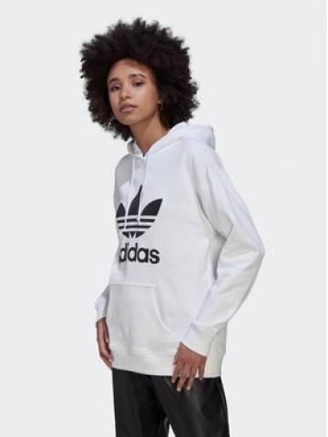 adidas Світшот adicolor Trefoil HN8329 Білий Regular Fit adidas Світшот adicolor Trefoil HN8329 Білий Regular Fit