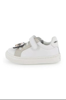 Детские кожаные кроссовки Karl Lagerfeld