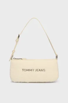 Женская белая сумка TJW ESS MUST SHOULDER BAG SHERPA Белый ONESIZE Tommy Jeans AW0AW16494
