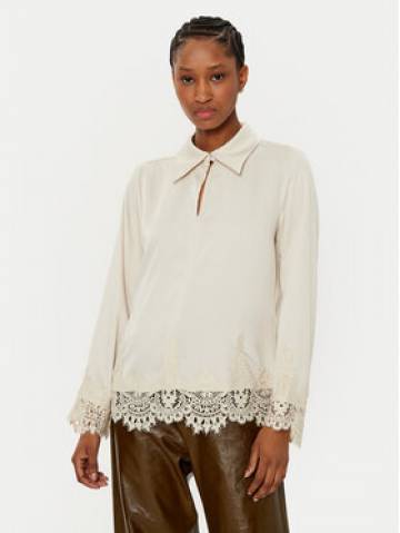Bruuns Bazaar Сорочка Elaina BBW4270 Écru Regular Fit Bruuns Bazaar Сорочка Elaina BBW4270 Écru Regular Fit