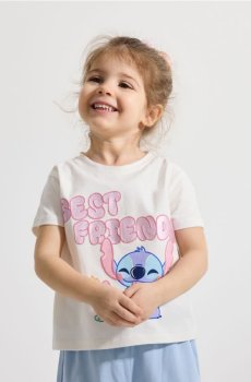 Reserved - Футболка Lilo & Stitch - кремовий - 257HU-01X