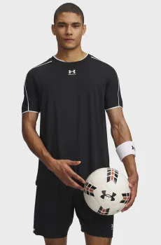 Мужская черная футболка UA M Challenger Train SS-BLK Черный XL Under Armour 6009875-001
