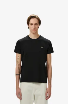 Мужская черная футболка Черный L-XL Lacoste TH0998031
