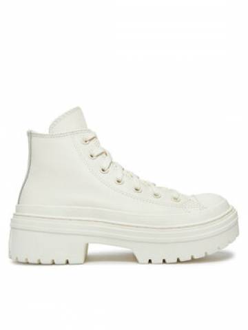 Converse Ботильйони Chuck Taylor All Star Lugged Heel Leather Platform A10370C Білий Converse Ботильйони Chuck Taylor All Star Lugged Heel Leather Platform A10370C Білий