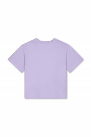Детская хлопковая футболка Kenzo Kids цвет фиолетовый K60704 Детская хлопковая футболка Kenzo Kids цвет фиолетовый K60704