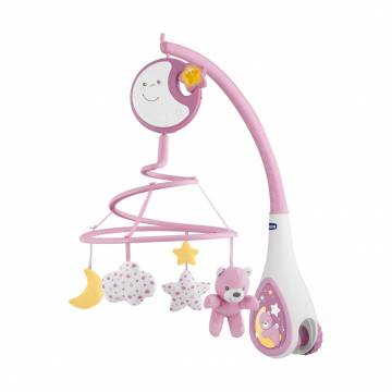 Музыкальный мобиль Chicco Next2Dreams, розовый, с рождения (07627.10) Музыкальный мобиль Chicco Next2Dreams, розовый, с рождения (07627.10)