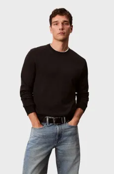 Мужской черный джемпер SUPIMA Черный L Calvin Klein LV040BM343