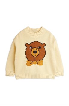 Детская хлопковая кофта Mini Rodini Bear