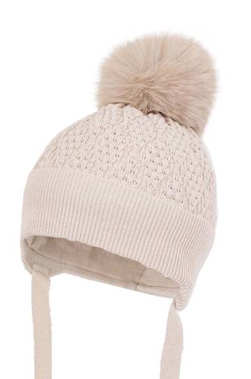 Детская шапка Jamiks FERRE цвет бежевый  JZH236