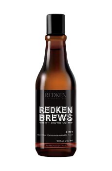 Мужской шампунь, кондиционер и гель для душа 3 в 1 Redken Brews, 300 мл
