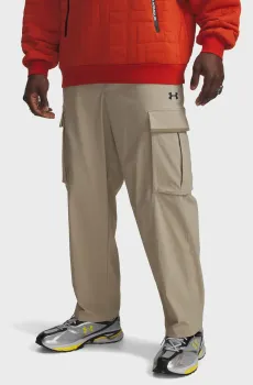 Мужские бежевые спортивные брюки UA UNSTPBLE TXTR WOVEN CARGO Бежевый L Under Armour 6003862-299