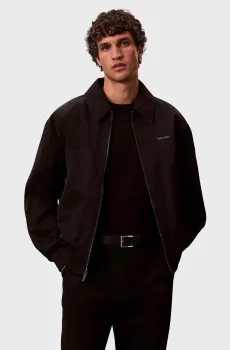 Мужская черная двусторонняя куртка NYLON COLLARED Черный L Calvin Klein LV04LE507G