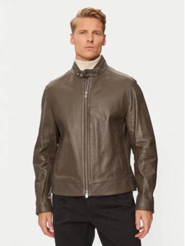 Boss Шкіряна куртка H-Mansell2 50518906 Коричневий Regular Fit Boss Шкіряна куртка H-Mansell2 50518906 Коричневий Regular Fit