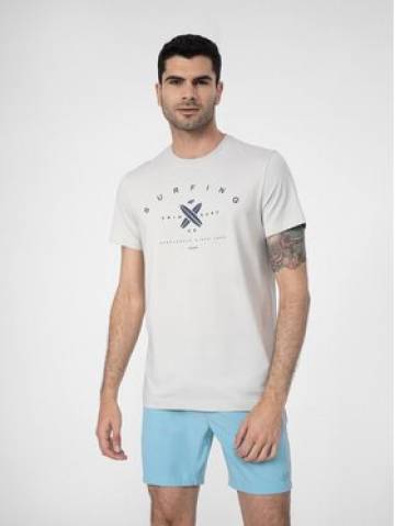 4F Футболка 4FSS23TTSHM366 Сірий Regular Fit 4F Футболка 4FSS23TTSHM366 Сірий Regular Fit
