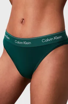 Женские зеленые трусики HIGH LEG TANGA Зеленый XS Calvin Klein LV00QF8524