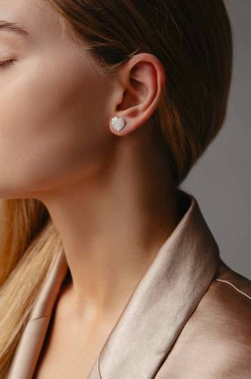 Серьги покрытые серебром Lilou Microsetting Серьги покрытые серебром Lilou Microsetting