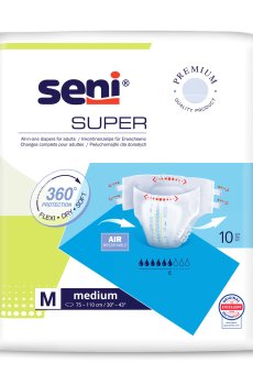 Подгузники для взрослых Seni Super Medium, 10 шт