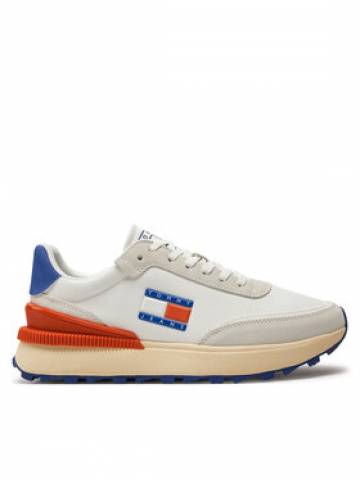 Tommy Jeans Снікерcи Tjm Tech Runner Material Mix EM0EM01300 Білий Tommy Jeans Снікерcи Tjm Tech Runner Material Mix EM0EM01300 Білий