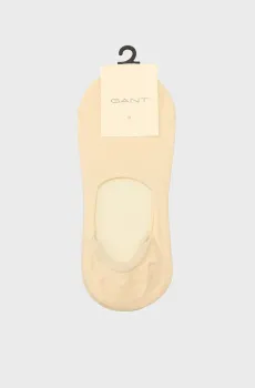 Мужские бежевые следы (2 пары) INVISIBLE SOCKS 2 PACK Бежевый 43-45 Gant 9960257