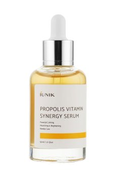 Витаминизированная сыворотка для оздоровления дермы IUNIK Propolis Vitamin Synergy Serum с прополисом, 50 мл
