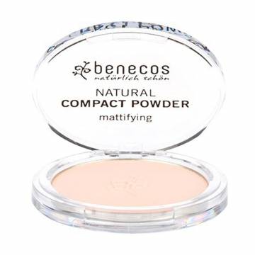 Компактная пудра для лица Benecos Natural Compact Powder, Fair, 10 г