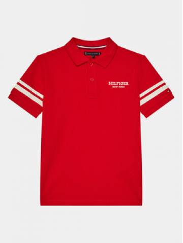 Tommy Hilfiger Поло Monotype KB0KB08882 D Червоний Regular Fit Tommy Hilfiger Поло Monotype KB0KB08882 D Червоний Regular Fit
