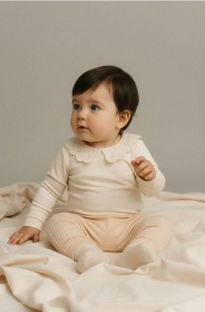 Бавовняні спортивні штани - нюдовий