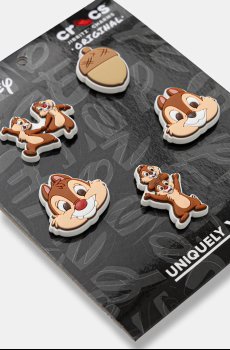 Детские значки для обуви Crocs Disney Chip n Dale 5PK 5 шт