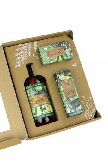 Набор: брусок мыла, крем для рук и гель для умывания The English Soap Company Lily Of The Valley 3 шт Набор: брусок мыла, крем для рук и гель для умывания The English Soap Company Lily Of The Valley 3 шт