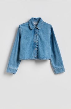 Reserved - Джинсова куртка - синій - 888IU-50J