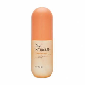 Осветляющая сыворотка для лица Enough Vita Brightening Real Ampoule с комплексом витаминов, 200 мл Осветляющая сыворотка для лица Enough Vita Brightening Real Ampoule с комплексом витаминов, 200 мл