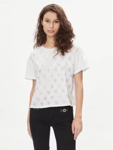 Liu Jo Футболка MA4326 J5904 Білий Relaxed Fit Liu Jo Футболка MA4326 J5904 Білий Relaxed Fit