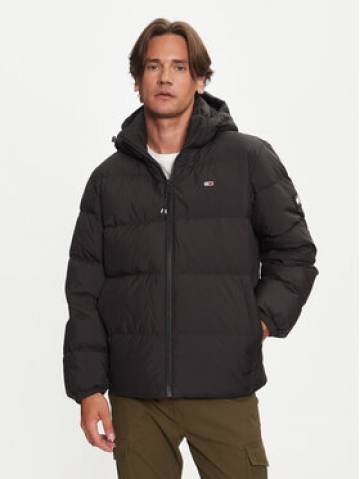Tommy Jeans Пуховик Essential DM0DM19786 Чорний Regular Fit Tommy Jeans Пуховик Essential DM0DM19786 Чорний Regular Fit