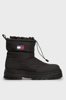 Мужские черные дутики TJM SNOW BOOT Черный 40 Tommy Jeans EM0EM01449
