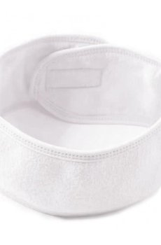 Повязка косметическая Cosmo Shop на липучке, белая, 1 шт (CS11044W)