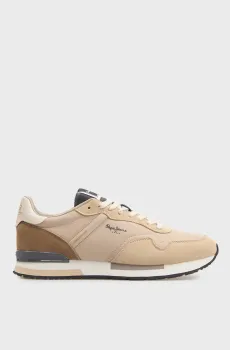 Мужские бежевые кроссовки HAILON  BASIC Бежевый 41 Pepe Jeans PMS400037