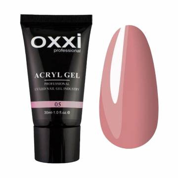 Акрил-гель для ногтей Oxxi Professional Acryl Gel 05 Темный персик, 30 мл Акрил-гель для ногтей Oxxi Professional Acryl Gel 05 Темный персик, 30 мл