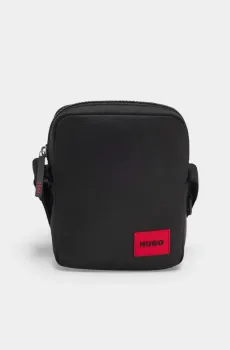 Мужская черная сумка Черный UNI HUGO 11506