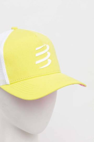 Кепка Compressport Trucker Cap цвет жёлтый узор XHWU4190 Кепка Compressport Trucker Cap цвет жёлтый узор XHWU4190