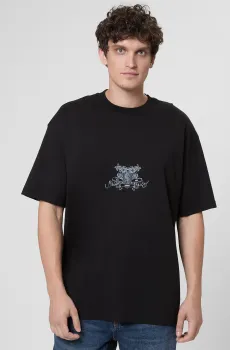 Мужская черная футболка Черный S HUGO 50542817;001