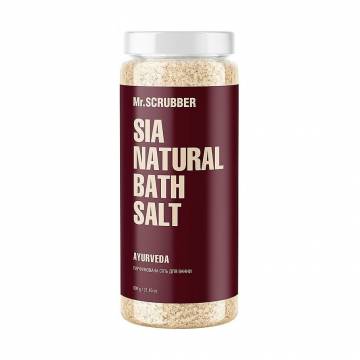 Парфюмированная соль для ванны Mr.Scrubber Sia Natural Bath Salt Ayurveda, 600 г