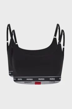 Женский черный топ (2 шт) Черный S HUGO 50469659;001