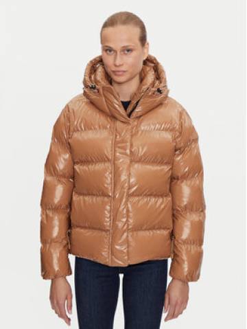Napapijri Пуховик A-Glane W NP0A4HZ5W0B1 Коричневий Regular Fit Napapijri Пуховик A-Glane W NP0A4HZ5W0B1 Коричневий Regular Fit
