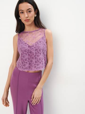 Mohito - Елегантна блузка - фіолетовий - S