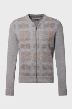 Мужской серый кардиган Серый 3XL Pierre Cardin PC.-C5 51209.5074