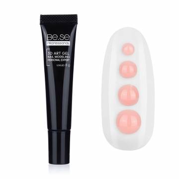 3-D гель для дизайна ногтей Be.Se Professional Color 04 Персиковый, 8 г 3-D гель для дизайна ногтей Be.Se Professional Color 04 Персиковый, 8 г
