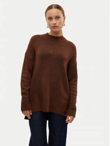 Vero Moda Светр 10269229 Коричневий Loose Fit Vero Moda Светр 10269229 Коричневий Loose Fit