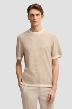 Мужской бежевый джемпер Бежевый 3XL BOSS 50537662;131