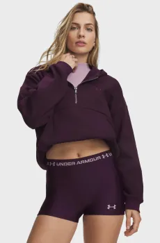 Женское фиолетовое худи UA Icon Fleece HZ Hoodie Фиолетовый M Under Armour 6012843-526