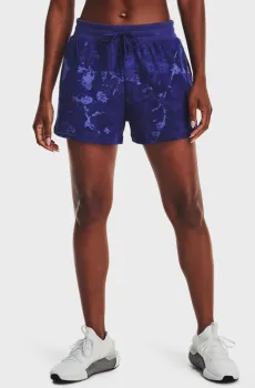 Женские темно-синие шорты Journey Terry Short Синий S Under Armour 1377857-468